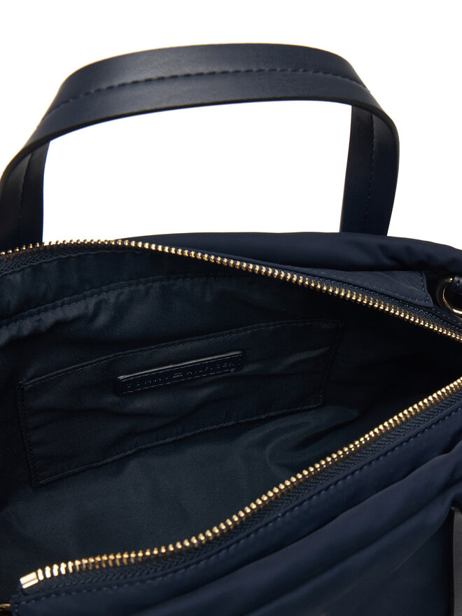Tommy Hilfiger Handtasche Tommy Hilfiger Th Soft Nylon Crossover AW0AW18993 Dunkelblau