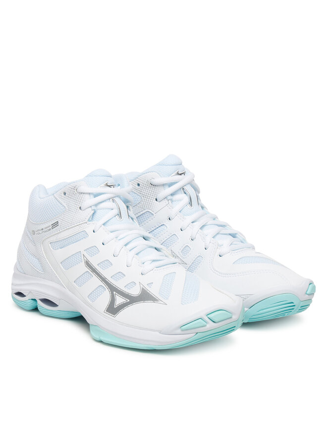 Mizuno Zapatillas de fútbol sala Mizuno Wave Voltage 2 Mid V1GC2465 Blanco