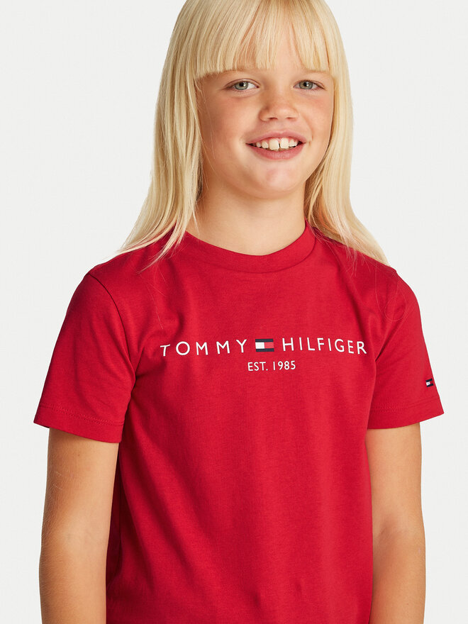 Tommy Hilfiger Tommy Hilfiger Marškinėliai Essential KS0KS00397 D Raudona Regular Fit