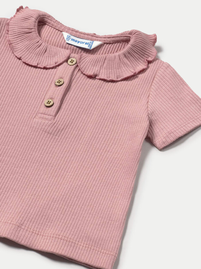 Mayoral Mayoral Poloshirt 1104 Rosa Slim Fit