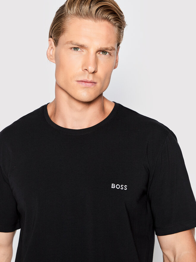 BOSS BOSS Camiseta Mix&Match 50469550 Negro Relaxed Fit
