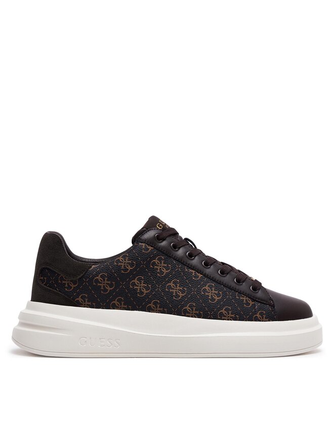 Guess Sneakersy Guess Elba FMPVIB FAL12 Hnedá