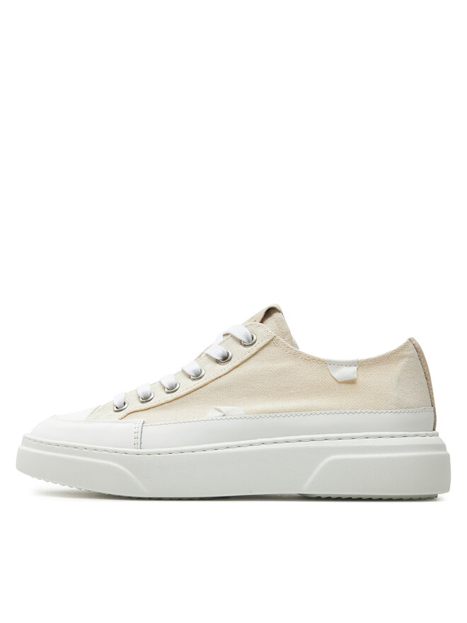Inuikii Sneakersy Inuikii Canvas Lex Low 50102-991 Béžová
