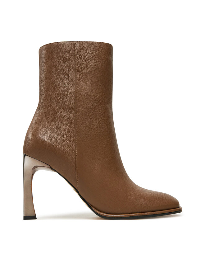 MICHAEL Michael Kors Botki MICHAEL Michael Kors Kelsea Leather Boot 40F4KLHE5L Brązowy