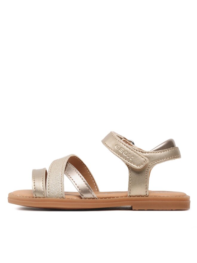 Geox Basutės Geox J Sandal Karly Girl J5235D0NFHIC2010 M Auksinė