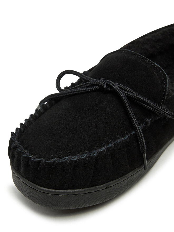Bearpaw Пантофи Bearpaw Moc II 1295M Черен