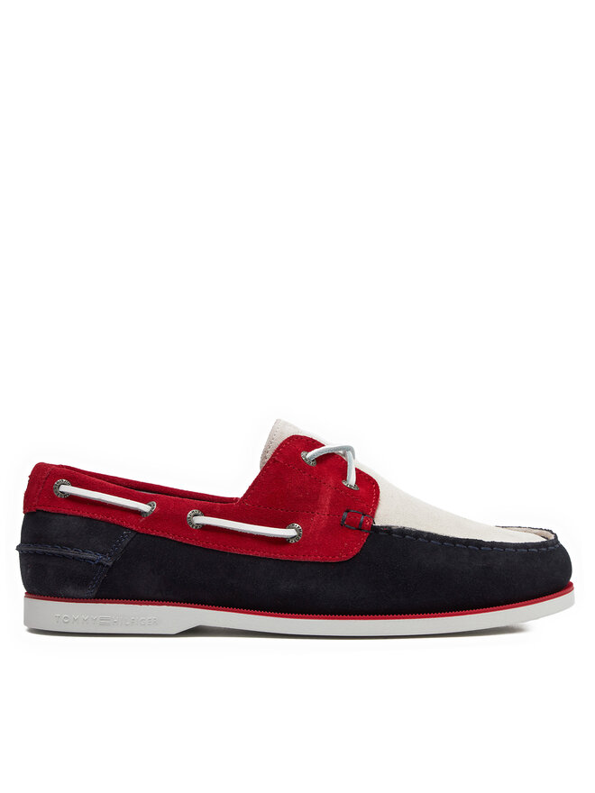 Mens boat shoes tommy hilfiger discount