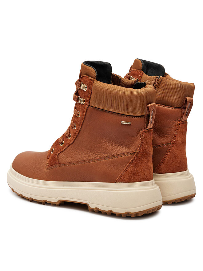Geox Schnürstiefeletten Geox Lamidie ABX B D46XMB 0FV22 C6001 Braun