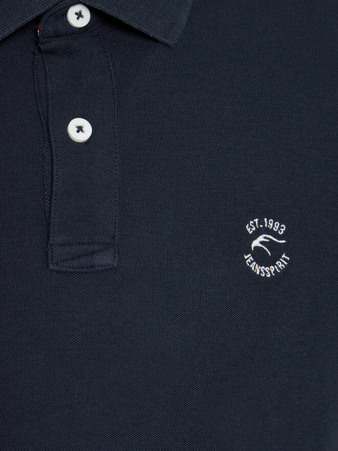 INDICODE INDICODE Pólóing Wadim 40-913 Sötétkék Slim Fit