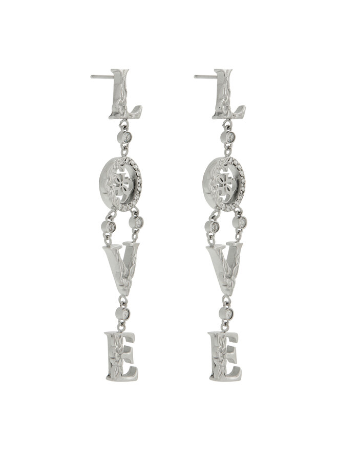 Guess Kolczyki Guess JUBE05 030JW Srebrny