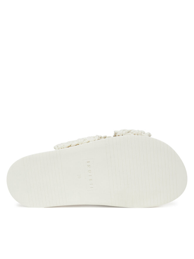 Inuikii Šľapky Inuikii Woven Stones Platform 70103-106 1100 Écru