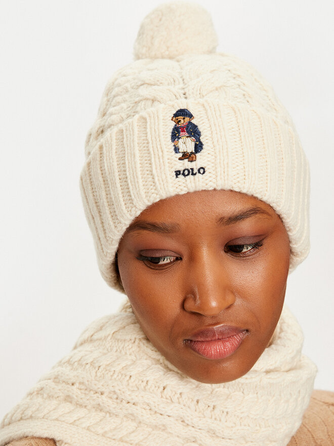 Polo Ralph Lauren Čiapka Polo Ralph Lauren 455961991001 Écru