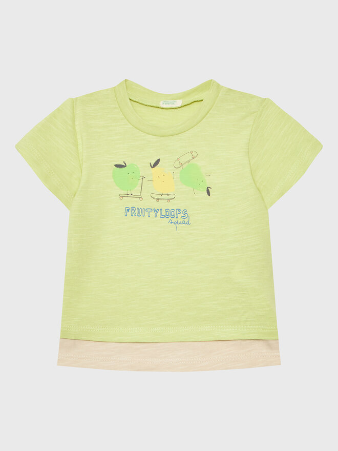 United Colors Of Benetton United Colors Of Benetton T-Shirt 3F93A102K Grün Relaxed Fit