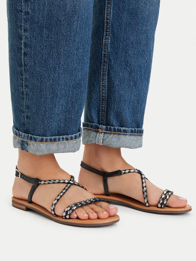 Geox Sandalen Geox D Sozy S D65LXA 0KFKY C0067 Schwarz