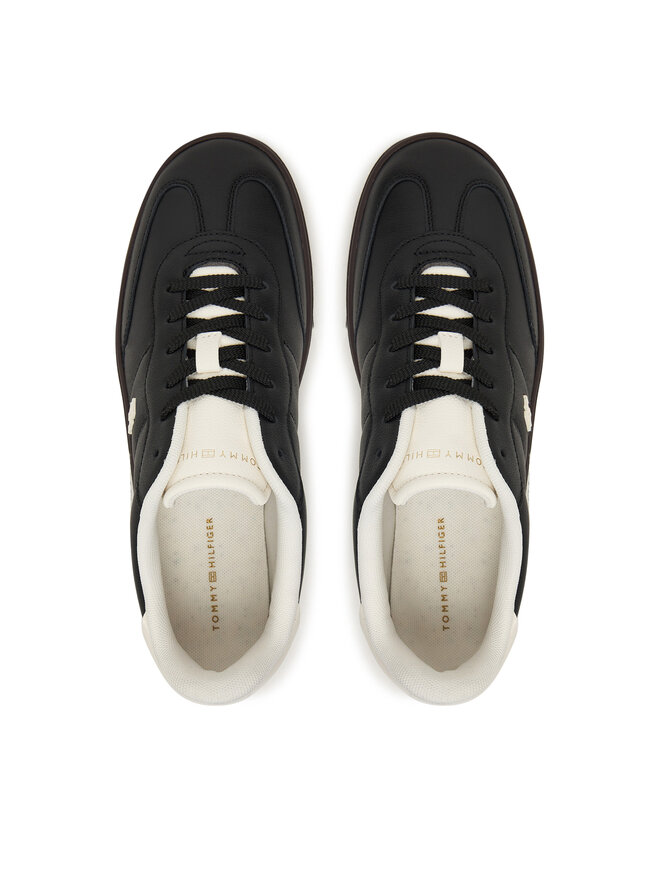 Tommy Hilfiger Sneakers Tommy Hilfiger Heritage Shiny FW0FW08823 Schwarz
