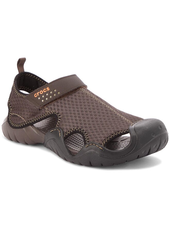 Sandalen Crocs Swiftwater Sandal M 15041 Braun eschuhe