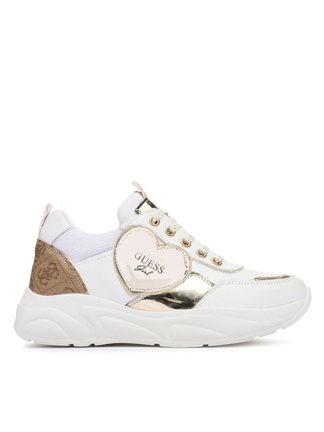 Sneakers Guess FJ7CLA LEA12 Bianco escarpe