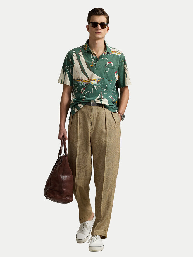 Polo Ralph Lauren Polo Ralph Lauren Поло 710971786001 Зелений Classic Fit