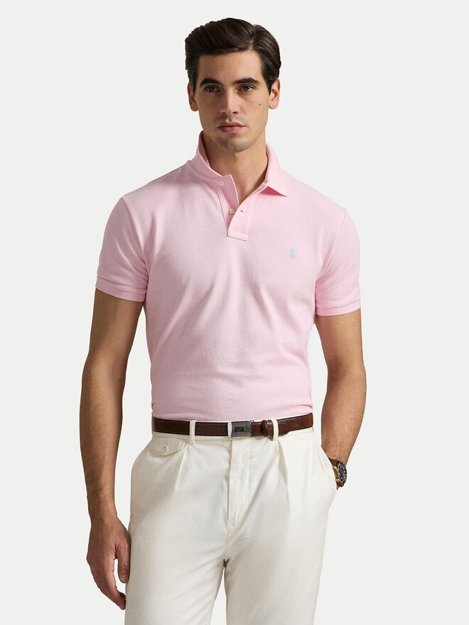 Polo Ralph Lauren Polo Ralph Lauren Poloshirt 710536856453 Rosa Slim Fit