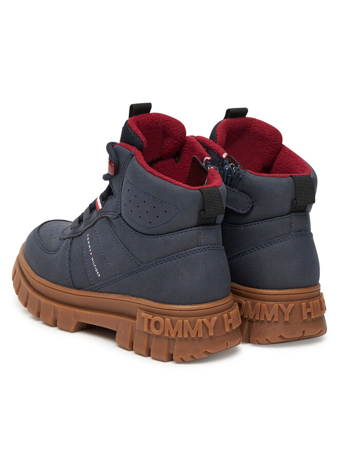 Tommy Hilfiger Schnürschuhe Tommy Hilfiger T3X5-34129-1696 S Dunkelblau