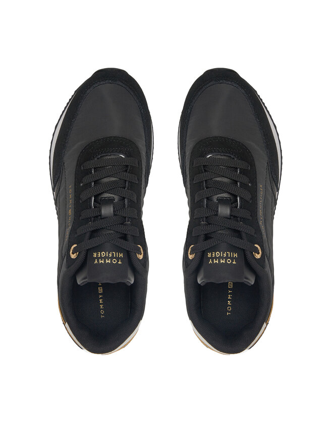 Tommy Hilfiger Sneakersy Tommy Hilfiger Essential Runner FW0FW08332 Czarny