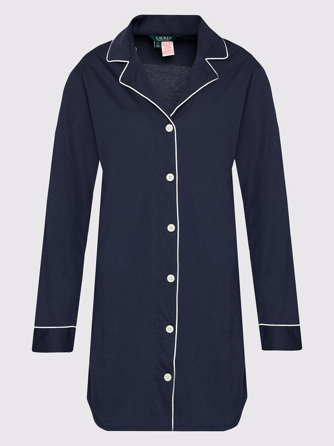 LAUREN RALPH LAUREN Lauren Ralph Lauren Нічна сорочка I811950 Cиній Regular Fit