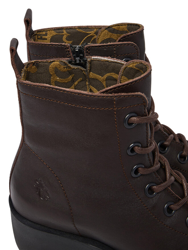 Fly London Schnürschuhe Fly London Binkfly P501637001 Dunkelbraun