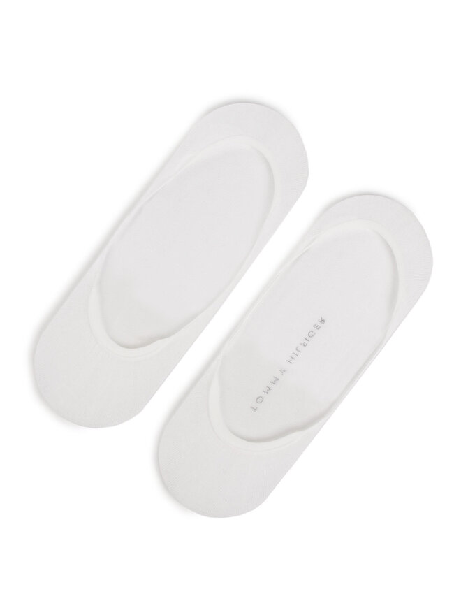 Tommy Hilfiger 2 pares de calcetines tobilleros para mujer Tommy Hilfiger 353006001 Blanco