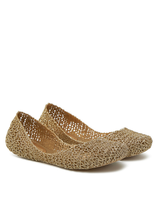 Melissa Μπαλαρίνες Melissa Campana Papel VII Ad 31512 Χρυσό