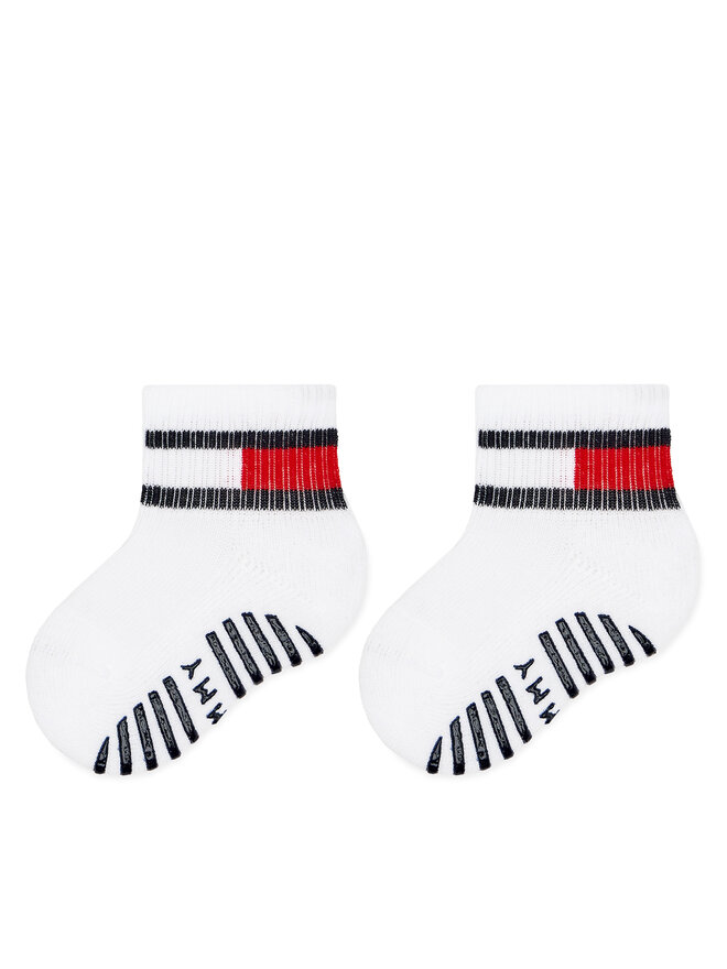Tommy Hilfiger 2er-Set hohe Kindersocken Tommy Hilfiger 701226500 Weiß