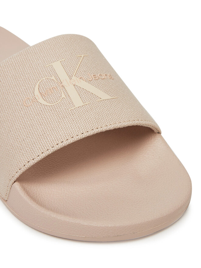 Calvin Klein Jeans Iešļūcenes Calvin Klein Jeans Slide Monogram Wn YW0YW01835 Bēšs