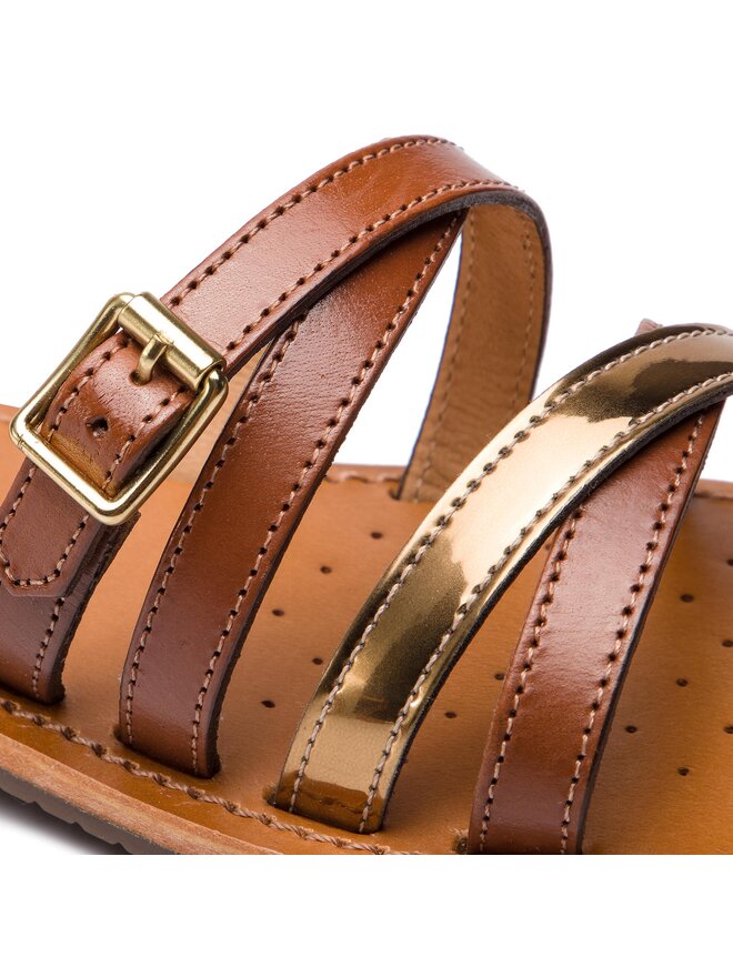 Geox Sandály Geox D Sozy B D822CB 043BN C6G6L Hnědá