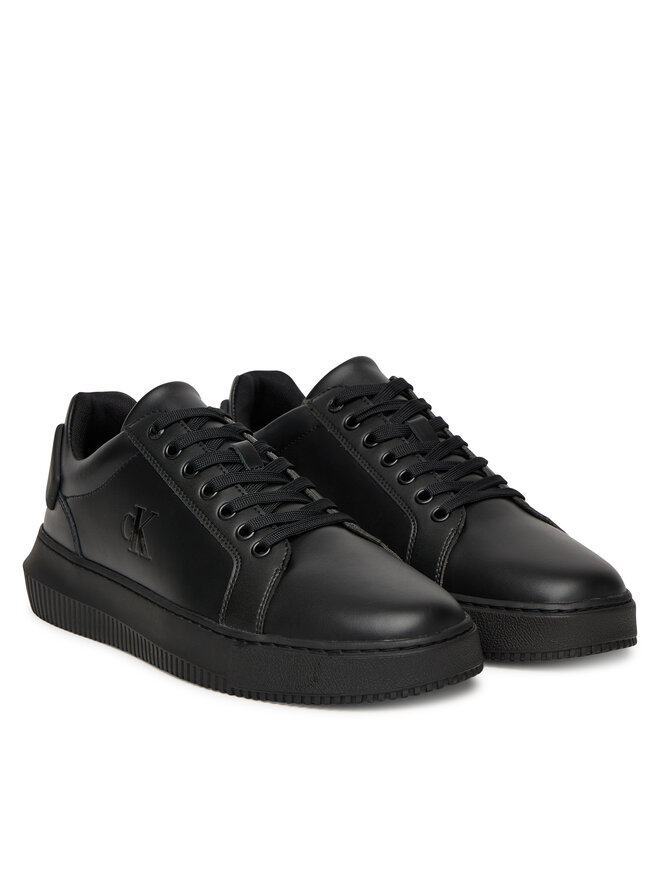 Calvin Klein Jeans Snīkeri Calvin Klein Jeans Chunky Cupsole Ru Patch Lth YM0YM01296 Melns