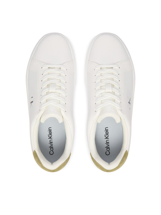 Calvin Klein Sneakers Calvin Klein Classic Cupsole Laceup Lth YM0YM01435 Weiß
