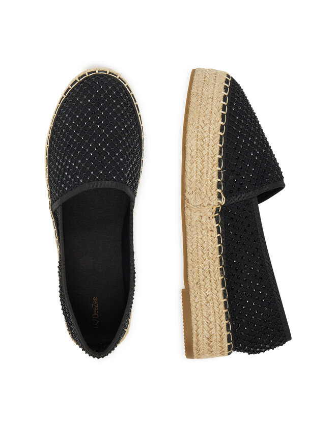 DeeZee Espadrilles DeeZee 3H39248-1 Schwarz