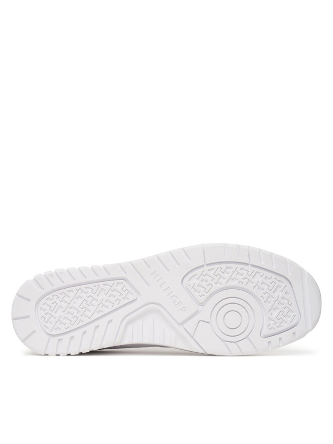 Tommy Hilfiger Αθλητικά Tommy Hilfiger Th Basket Core Stripes FM0FM05631 Λευκό