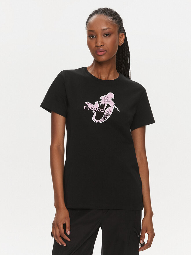 PINKO Pinko T-Shirt 100789 A1OC Schwarz Regular Fit