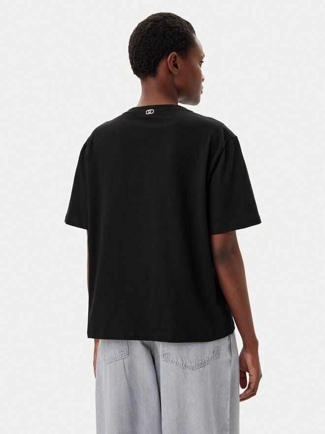 Liu Jo Liu Jo T-Shirt WA5146 JS923 Schwarz Regular Fit