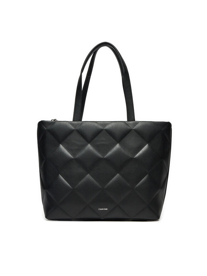 Calvin Klein Geantă Calvin Klein Diamond Quilt K60K612906 Negru