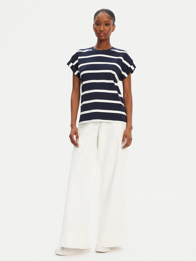 Tommy Hilfiger Tommy Hilfiger Póló Gold Button WW0WW45628 Sötétkék Regular Fit