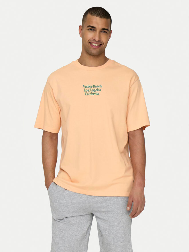 Only & Sons Only & Sons Camiseta Kenny 22028736 Rosa Relaxed Fit