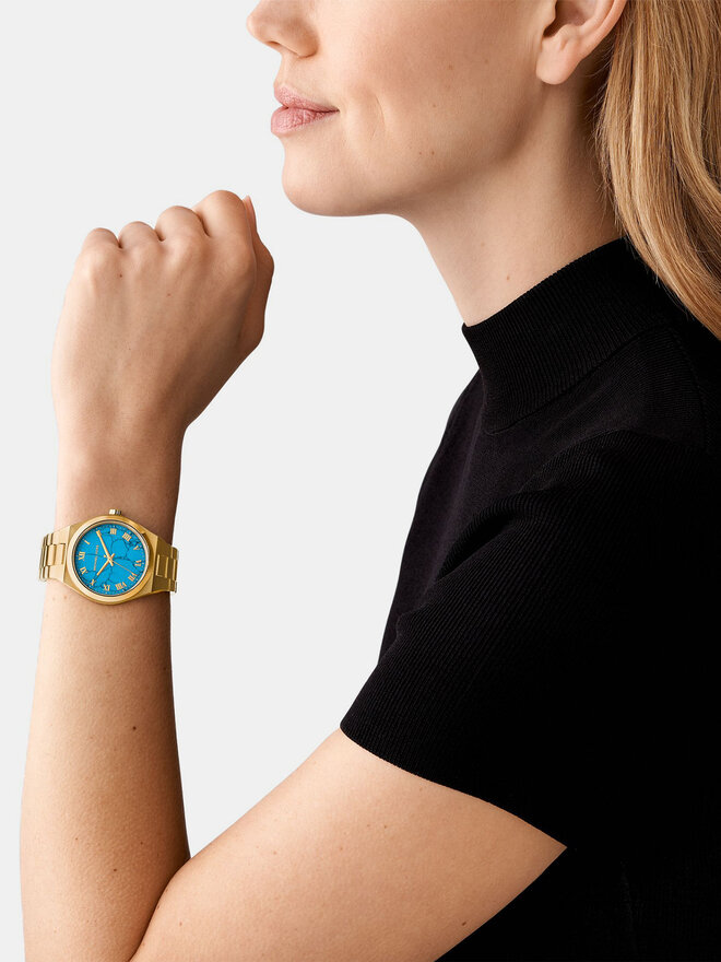 Michael Kors Zegarek Michael Kors Lennox MK7460 Złoty