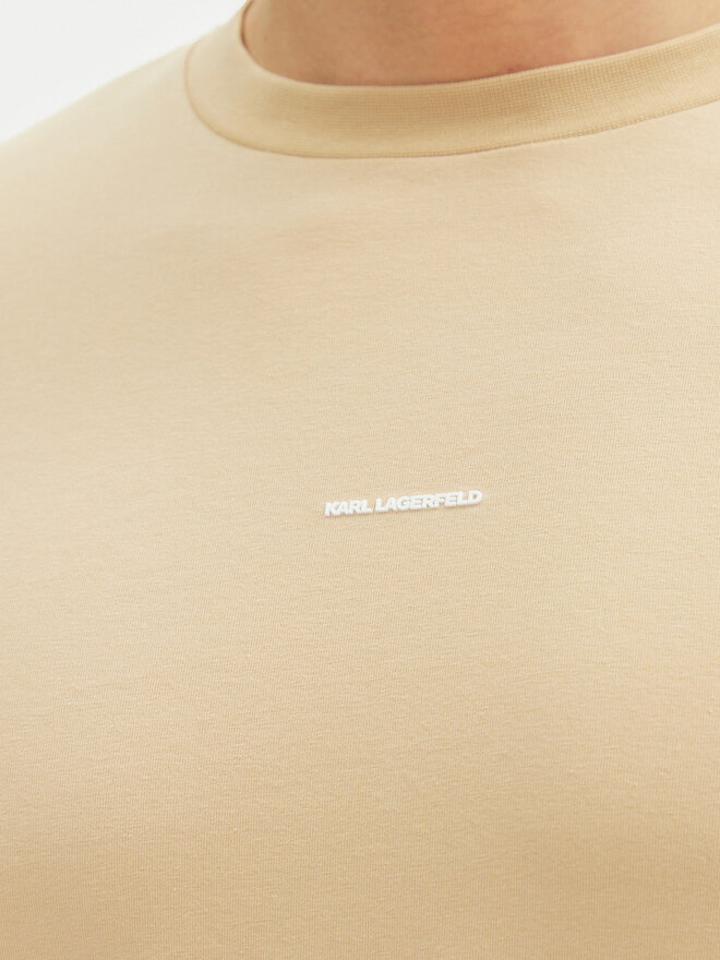 KARL LAGERFELD KARL LAGERFELD Camiseta 755030 552235 Beis Regular Fit