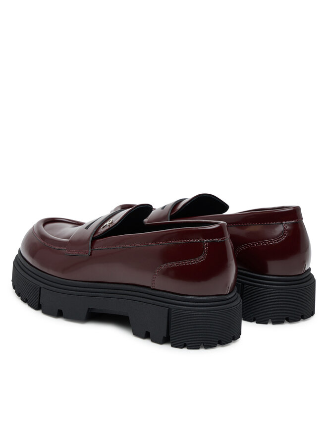 Calvin Klein Półbuty Calvin Klein Scarpa Bassa V4A4-83130-1453 Bordowy