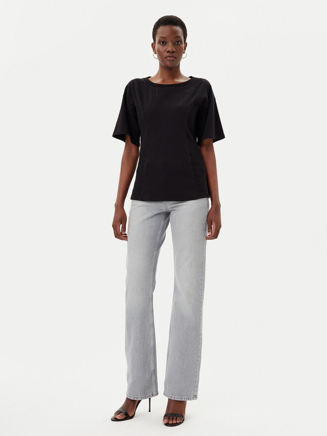 Liu Jo Liu Jo Camiseta TA5108 JS003 Negro Regular Fit
