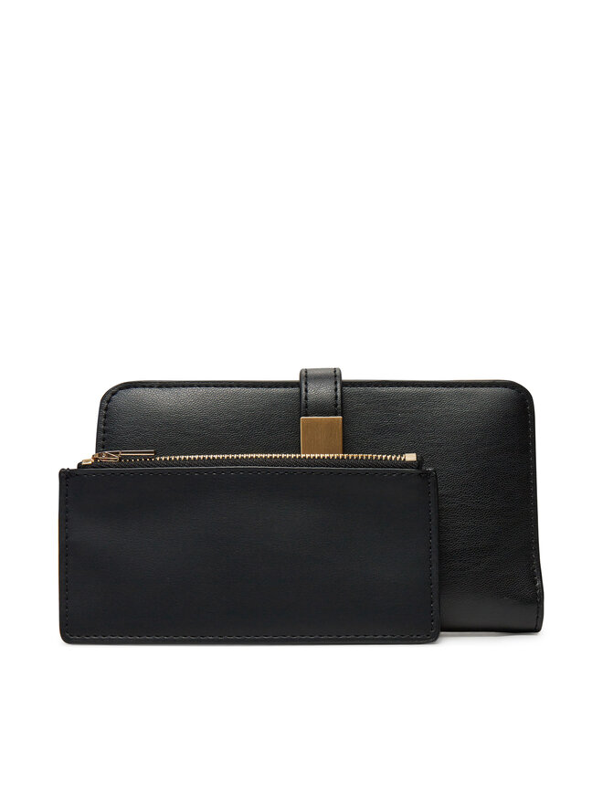 Tommy Hilfiger Malá dámská peněženka Tommy Hilfiger Th Heritage Med Wallet AW0AW17262 Černá