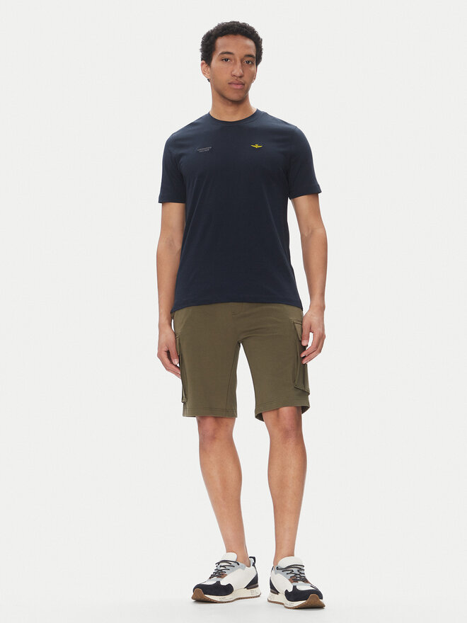Aeronautica Militare Aeronautica Militare T-Shirt 251TS2429J634 Dunkelblau Regular Fit