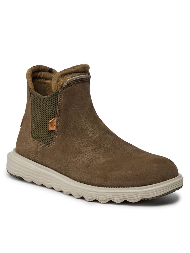 Hey Dude Боти тип челси Hey Dude Branson Boot M Craft Leather 40187-337 Кафяв