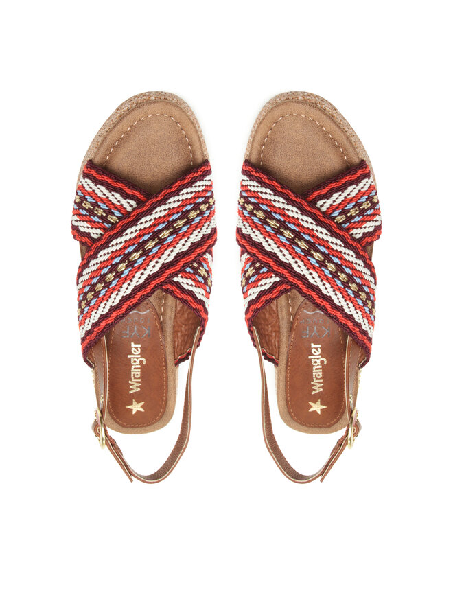 Wrangler Sandali Wrangler Kim Moonlight WL31571A Rdeča