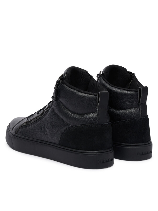 Calvin Klein Sneakers Calvin Klein Classic Cup Mid Laceup Zip Lth YM0YM01428 Schwarz